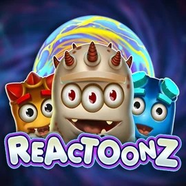 Slots logo of Reactoonz from Play’n GO at Cazimbo Casino